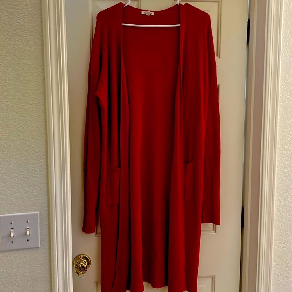 COPY - Red cardigan